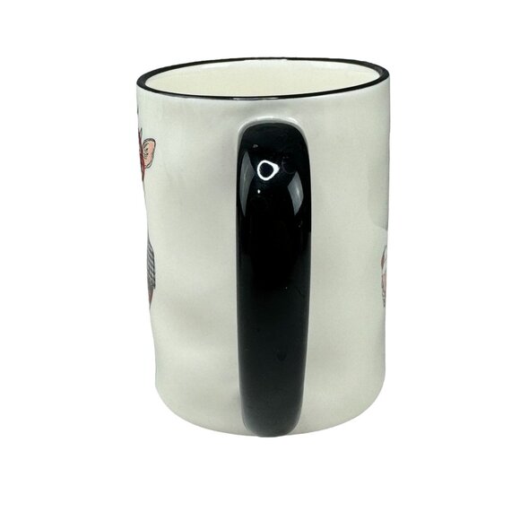 Fun Animal Print Hipster Cow Coffee Mug - Signature Housewares - 12 Oz - Picture 5 of 6